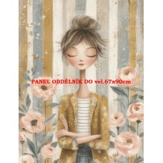 Látkový panel  kolekce  FASHION LADIES  615-37