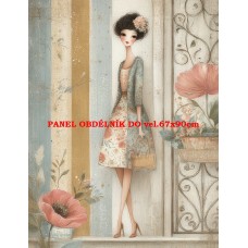 Látkový panel  kolekce  FASHION LADIES  615-43
