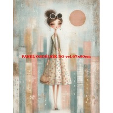 Látkový panel  kolekce  FASHION LADIES  615-44