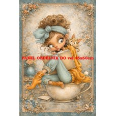 BAVLNĚNÝ PANEL  17x25 cm lpč350