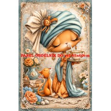 BAVLNĚNÝ PANEL 17x25 cm fre489