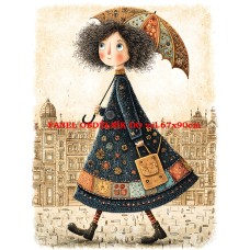 BAVLNĚNÝ PANEL 18x25 cm   FRE491