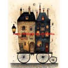 Látkový panel  kolekce  ROZTOMILÝ LONDÝN  617-16