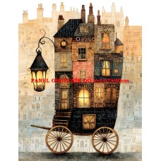 Látkový panel  kolekce  ROZTOMILÝ LONDÝN  617-17