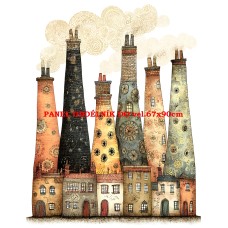 Látkový panel  kolekce  ROZTOMILÝ LONDÝN  617-29