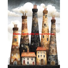 Látkový panel  kolekce  ROZTOMILÝ LONDÝN  617-30