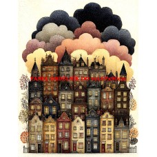 Látkový panel  kolekce  ROZTOMILÝ LONDÝN  617-33