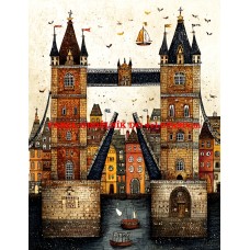 Látkový panel  kolekce  ROZTOMILÝ LONDÝN  617-4