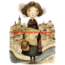 Látkový panel  kolekce  ROZTOMILÝ LONDÝN  617-48