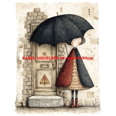 Látkový panel  kolekce  ROZTOMILÝ LONDÝN  617-50