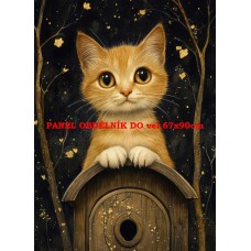 Látkový panel  kolekce KOČIČÍ  SVĚT  618-11