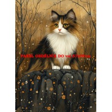 Látkový panel  kolekce KOČIČÍ  SVĚT  618-18