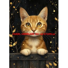 Látkový panel  kolekce KOČIČÍ  SVĚT  618-24