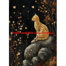 Látkový panel  kolekce KOČIČÍ  SVĚT  618-25