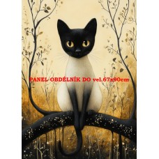 Látkový panel  kolekce KOČIČÍ  SVĚT  618-28