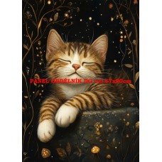 Látkový panel  kolekce KOČIČÍ  SVĚT  618-30