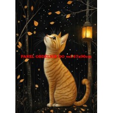 Látkový panel  kolekce KOČIČÍ  SVĚT  618-32