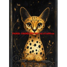 Látkový panel  kolekce KOČIČÍ  SVĚT  618-34