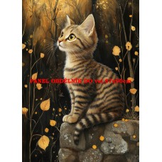 Látkový panel  kolekce KOČIČÍ  SVĚT  618-36