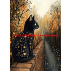 Látkový panel  kolekce KOČIČÍ  SVĚT  618-37