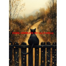 Látkový panel  kolekce KOČIČÍ  SVĚT  618-41