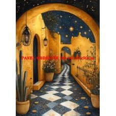 Látkový panel  kolekce KOČIČÍ  SVĚT  618-64