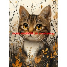 Látkový panel  kolekce KOČIČÍ  SVĚT  618-9