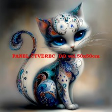 Látkový panel kolekce KOČIČÍ SVĚT 618-93