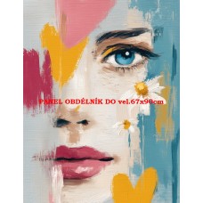 BAVLNĚNÝ PANEL 19x25 cm  hol187