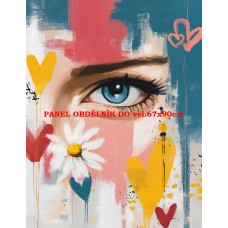 BAVLNĚNÝ PANEL 19x25 cm  hol189