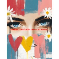 Látkový panel kolekce POP ART 619-7