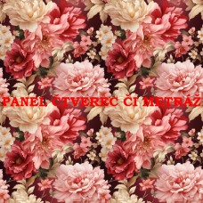 Látkový panel  či metráž kolekce ROSE KISSES 621-16