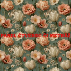 Látkový panel  či metráž kolekce COTTAGECORE BLOOM 621-24