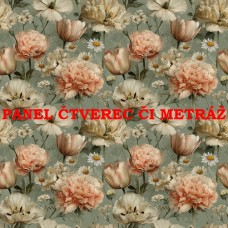 Látkový panel  či metráž kolekce COTTAGECORE BLOOM 621-26