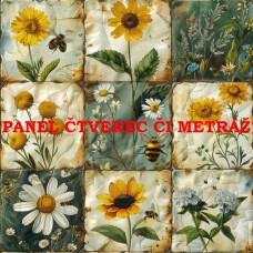 Látkový panel  či metráž kolekce QUILTED MEADOW  621-45