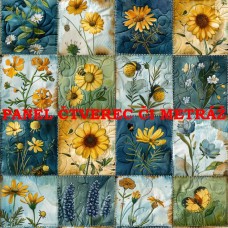 Látkový panel  či metráž kolekce QUILTED MEADOW  621-46