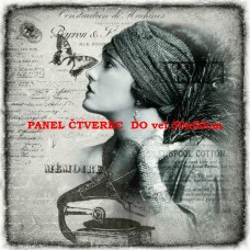 Látkový panel  kolekce VITAGE ŽENY 622-1