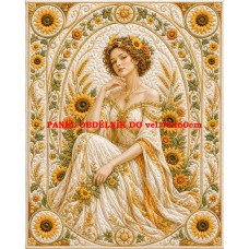 Látkový panel kolekce IMPERIAL GODDESSES QUILT PATCHWORK 622-102