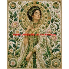 Látkový panel kolekce IMPERIAL GODDESSES QUILT PATCHWORK 622-108