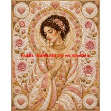 Látkový panel kolekce IMPERIAL GODDESSES QUILT PATCHWORK 622-110