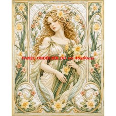 Látkový panel kolekce IMPERIAL GODDESSES QUILT PATCHWORK 622-113