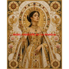 Látkový panel kolekce IMPERIAL GODDESSES QUILT PATCHWORK 622-115