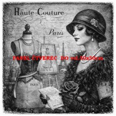 Látkový panel  kolekce VITAGE ŽENY 622-12