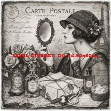 Látkový panel  kolekce VITAGE ŽENY 622-16