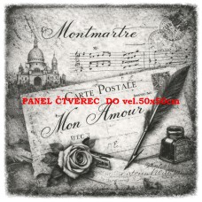 Látkový panel  kolekce VITAGE PAŘÍŽ 622-20