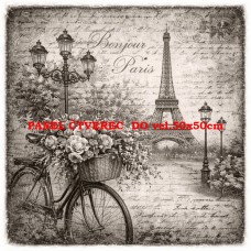 Látkový panel  kolekce VITAGE PAŘÍŽ 622-21