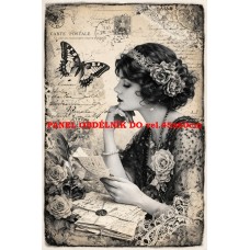 Látkový panel kolekce VITAGE ŽENY 622-25