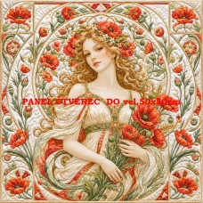 Látkový panel  kolekce IMPERIAL GODDESSES QUILT PATCHWORK 622-57