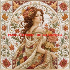 Látkový panel  kolekce IMPERIAL GODDESSES QUILT PATCHWORK 622-58