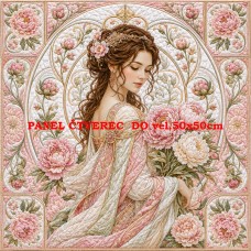 Látkový panel  kolekce IMPERIAL GODDESSES QUILT PATCHWORK 622-59
